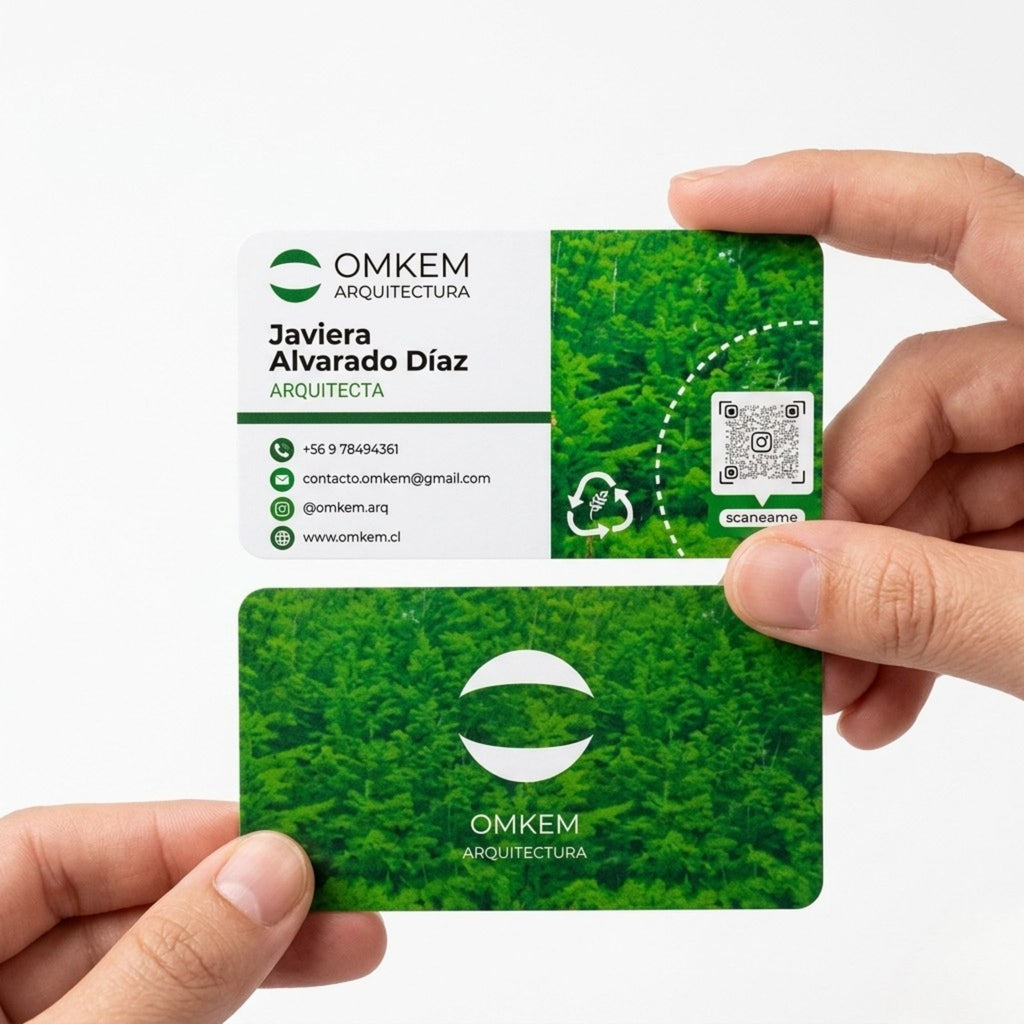Tarjetas de presentación personalizadas