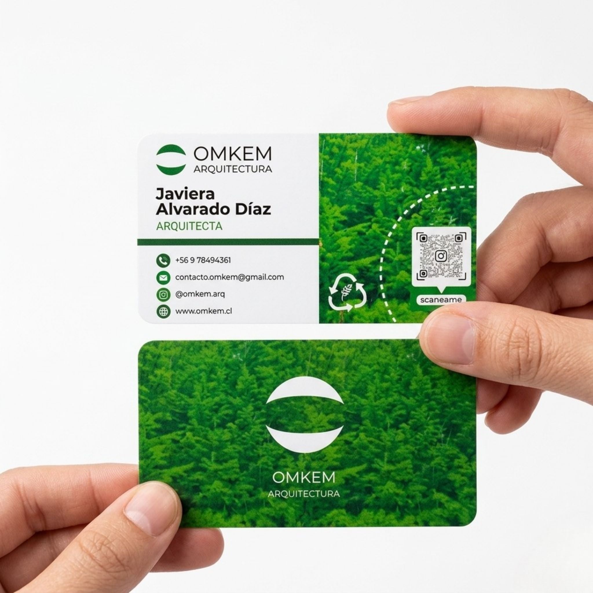 Tarjetas de presentación personalizadas