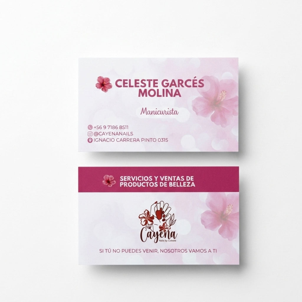 Tarjetas de presentación personalizadas
