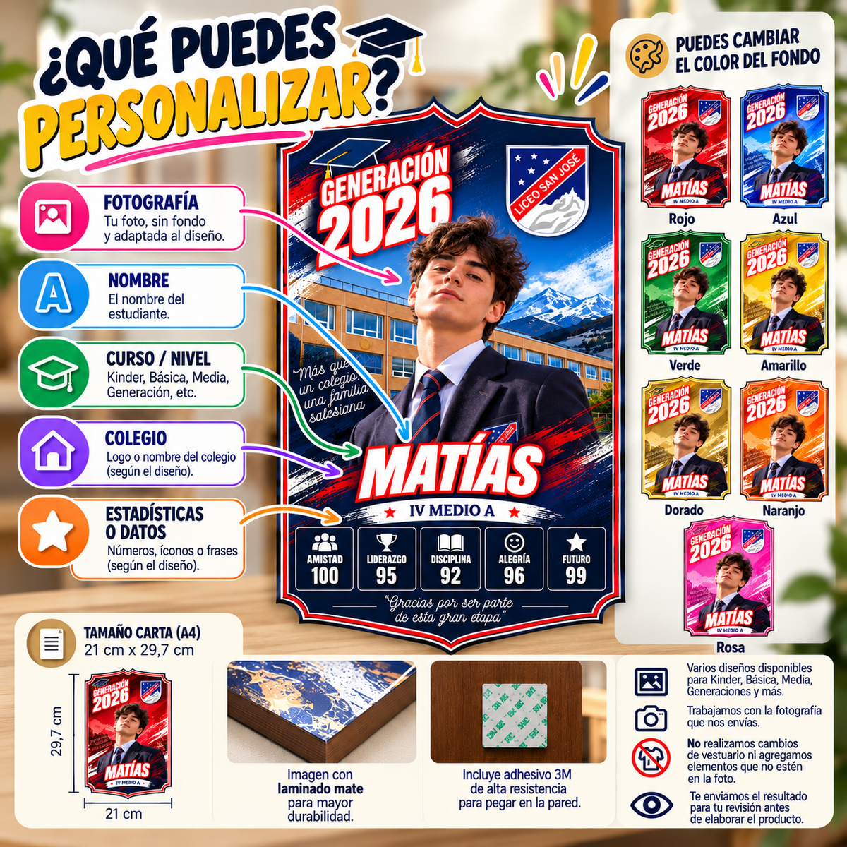 Carta de Recuerdo Personalizada – Graduaciones