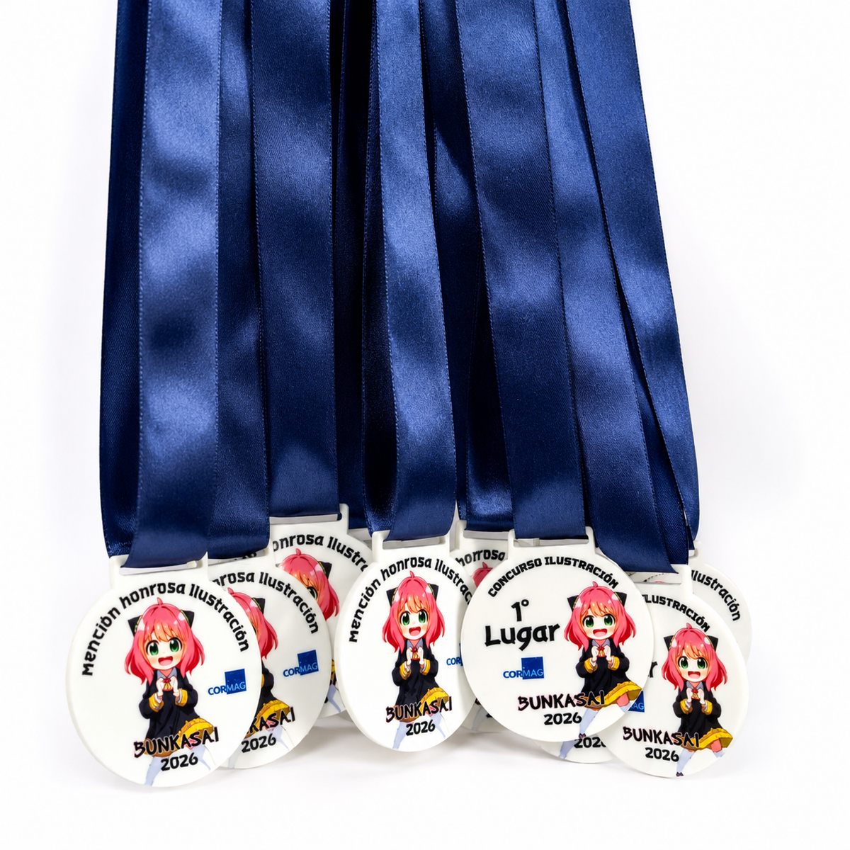 Medallas Acrílico Full Color con Personajes – Eventos Especiales