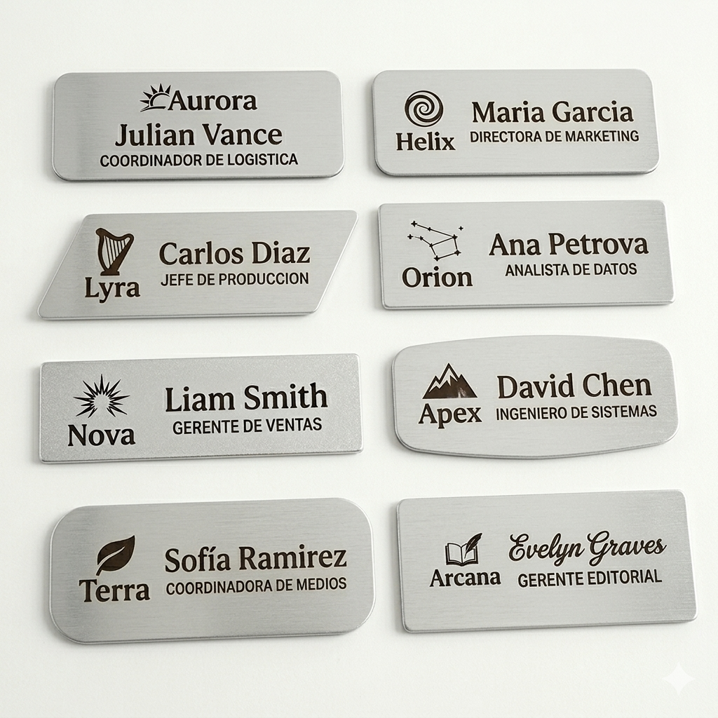 Piochas de identificación para empresas