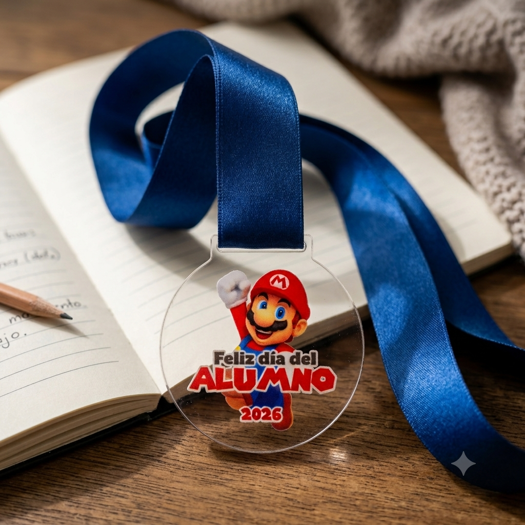 Medallas Acrílico Full Color con Personajes – Eventos Especiales